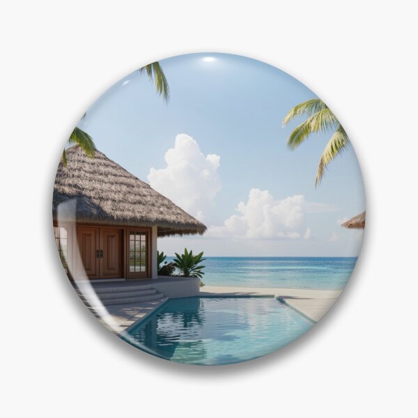 Item preview, Paradise Pool Escape - Tropical Luxury Retreat designed and sold by nhk999.