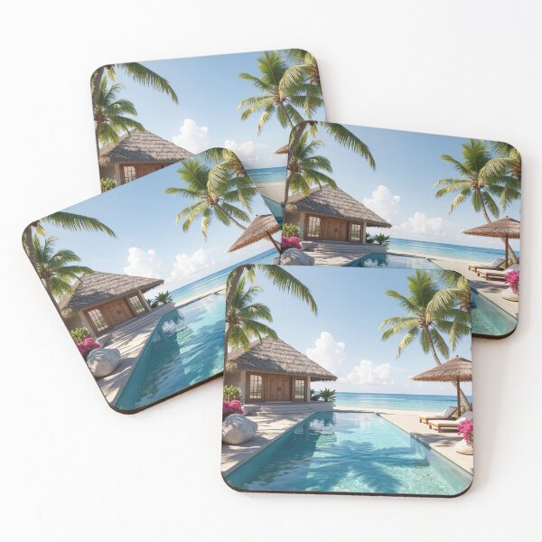 Item preview, Paradise Pool Escape - Tropical Luxury Retreat designed and sold by nhk999.