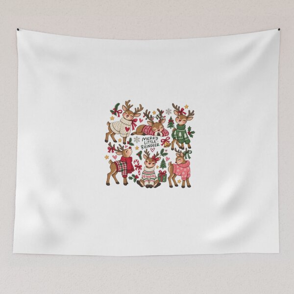 Item preview, Merry Little Reindeer Christmas designed and sold by MurillaJeremy.