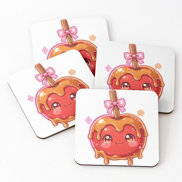 Item preview, Candy Apple Neon Glow Sticker - Halloween designed and sold by Lesley D.