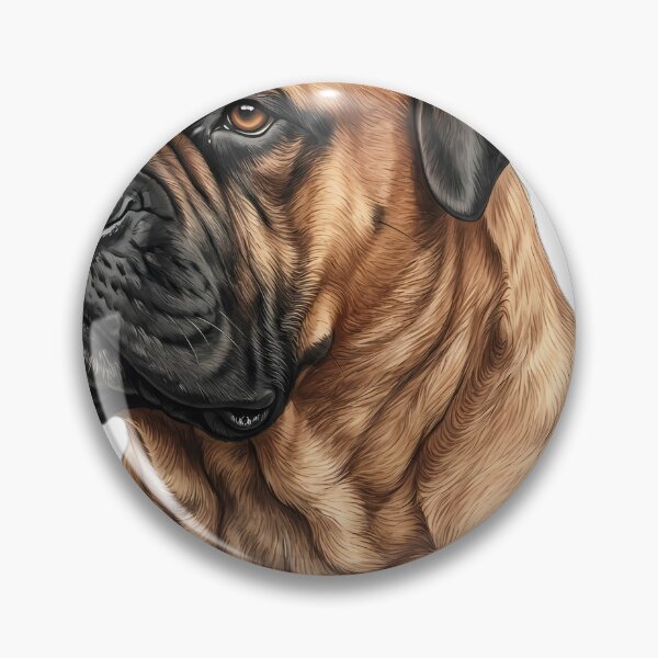 Item preview, Vintage Naturalist Bullmastiff Portrait — Antique Dog Breed Art designed and sold by Catch333.