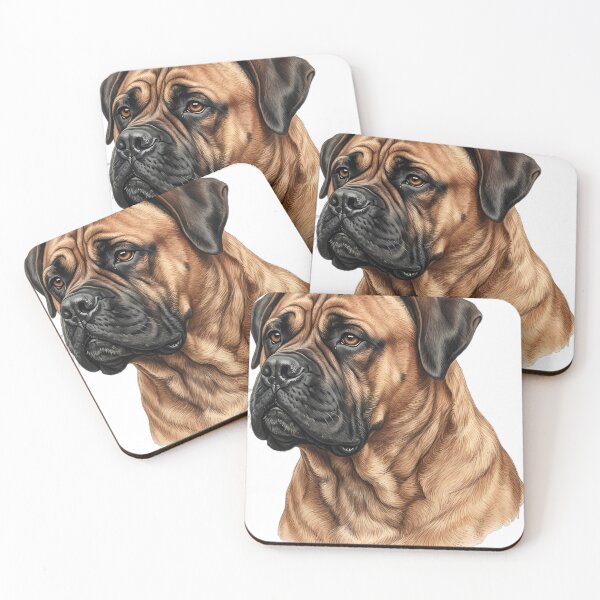 Item preview, Vintage Naturalist Bullmastiff Portrait — Antique Dog Breed Art designed and sold by Catch333.