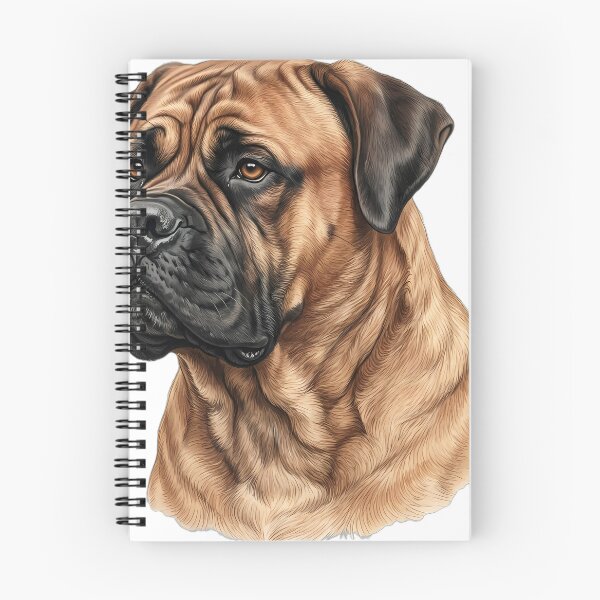 Item preview, Vintage Naturalist Bullmastiff Portrait — Antique Dog Breed Art designed and sold by Catch333.