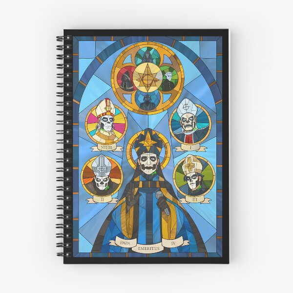 Item preview, Stained Glass Window Church Bishops Gothic Panel designed and sold by Fernawn-Wayles.