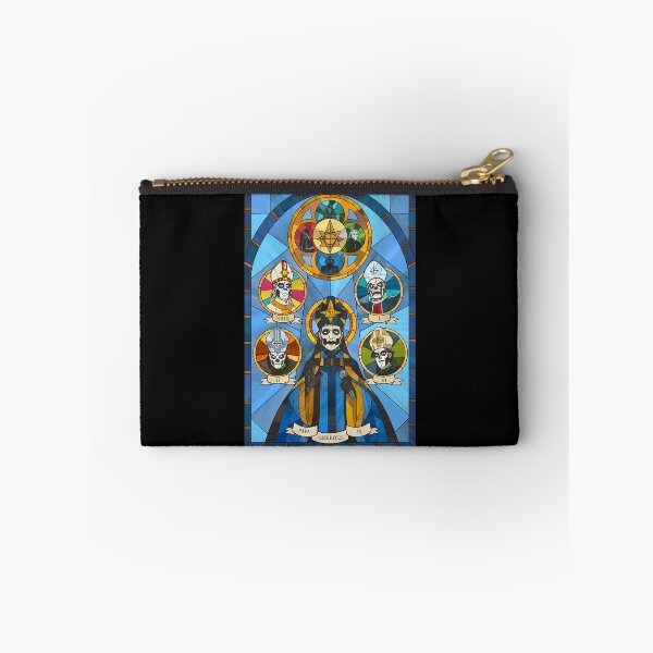 Item preview, Stained Glass Window Church Bishops Gothic Panel designed and sold by Fernawn-Wayles.