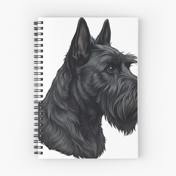 Item preview, Vintage Naturalist Scottish Terrier Portrait — Antique Dog Breed Art designed and sold by Catch333.
