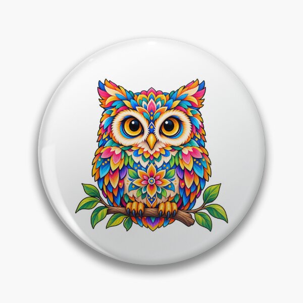 Item preview, Kaleido Mandala Owl designed and sold by Myra365Art.