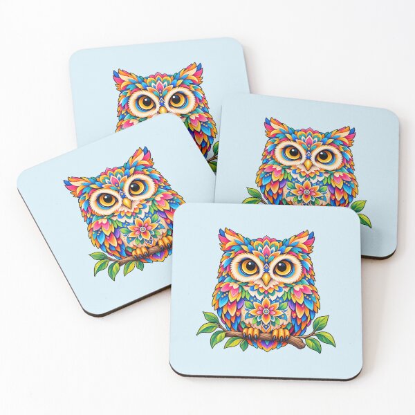 Item preview, Kaleido Mandala Owl designed and sold by Myra365Art.