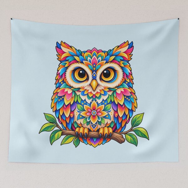 Item preview, Kaleido Mandala Owl designed and sold by Myra365Art.