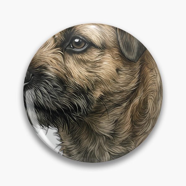 Item preview, Vintage Naturalist Border Terrier Portrait — Antique Dog Breed Art designed and sold by Catch333.