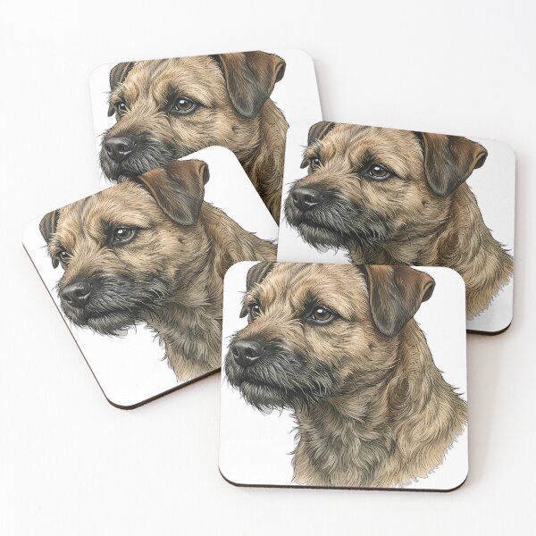 Item preview, Vintage Naturalist Border Terrier Portrait — Antique Dog Breed Art designed and sold by Catch333.