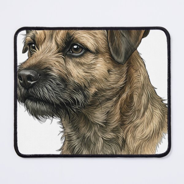 Item preview, Vintage Naturalist Border Terrier Portrait — Antique Dog Breed Art designed and sold by Catch333.