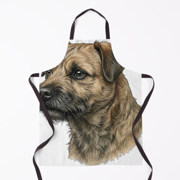 Item preview, Vintage Naturalist Border Terrier Portrait — Antique Dog Breed Art designed and sold by Catch333.