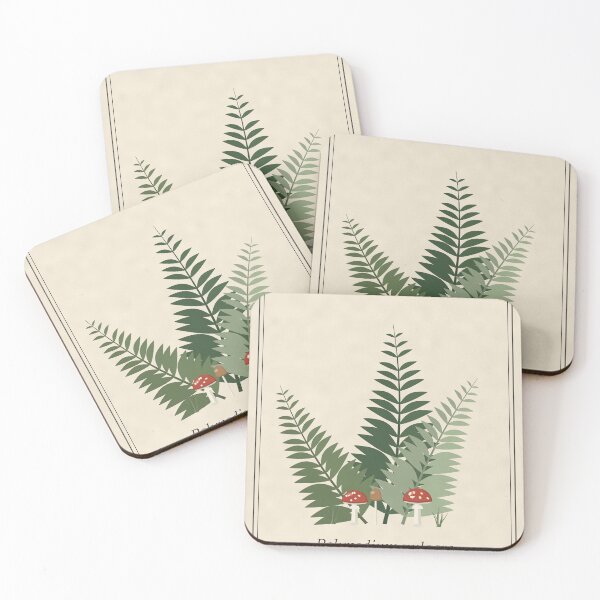 Item preview, Fern Botanical Study Vintage Plate designed and sold by ChromaLens.