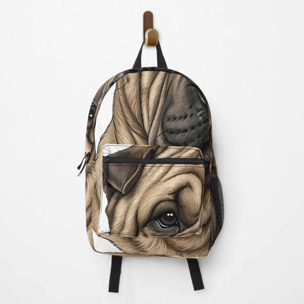 Item preview, Vintage Naturalist Shar Pei Portrait — Antique Dog Breed Art designed and sold by Catch333.