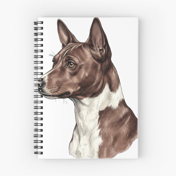 Item preview, Vintage Naturalist Basenji Portrait — Antique Dog Breed Art designed and sold by Catch333.