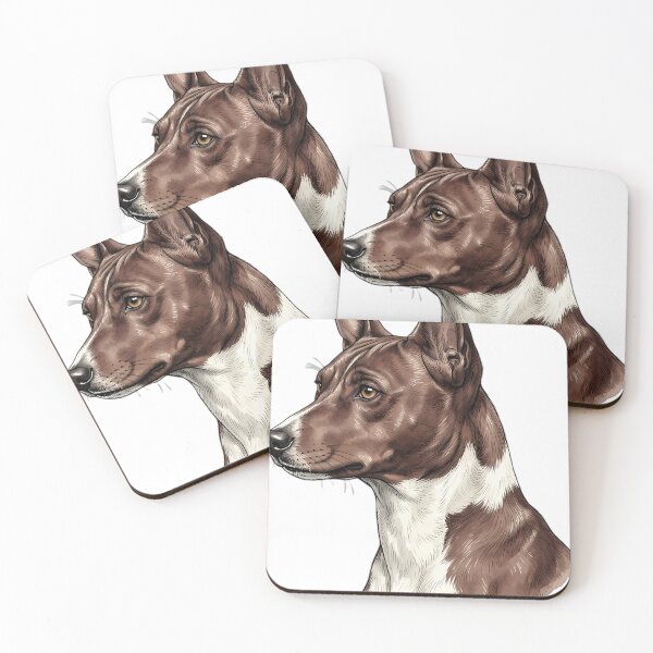 Item preview, Vintage Naturalist Basenji Portrait — Antique Dog Breed Art designed and sold by Catch333.