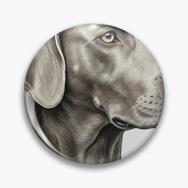 Item preview, Vintage Naturalist Weimaraner Portrait — Antique Dog Breed Art designed and sold by Catch333.