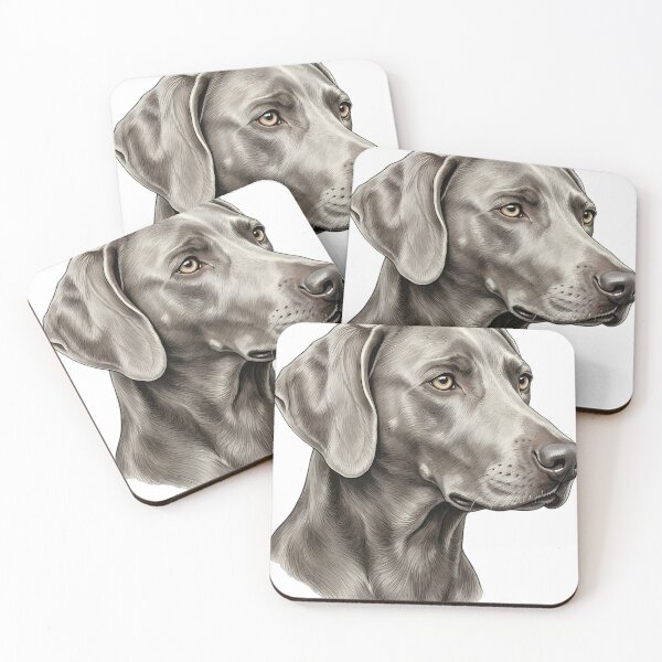 Item preview, Vintage Naturalist Weimaraner Portrait — Antique Dog Breed Art designed and sold by Catch333.