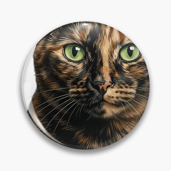 Item preview, Vintage Naturalist Tortoiseshell Cat Portrait — Antique Cat Breed Art designed and sold by Catch333.