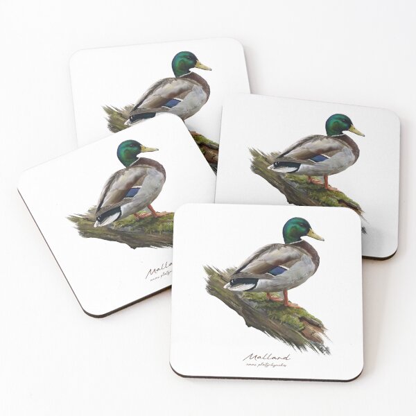 Item preview, Mallard by the Water Bird Illustration designed and sold by Takeda-art.