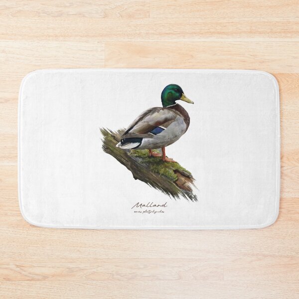 Item preview, Mallard by the Water Bird Illustration designed and sold by Takeda-art.