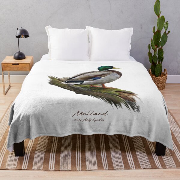 Item preview, Mallard by the Water Bird Illustration designed and sold by Takeda-art.