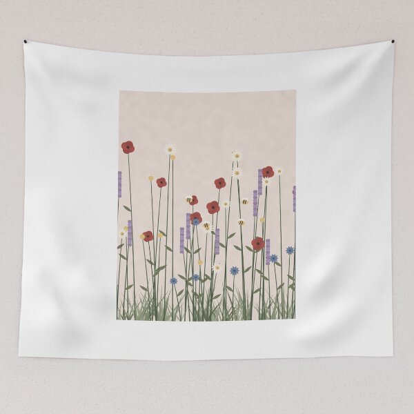 Item preview, Wildflower Meadow Cottagecore Print designed and sold by ChromaLens.