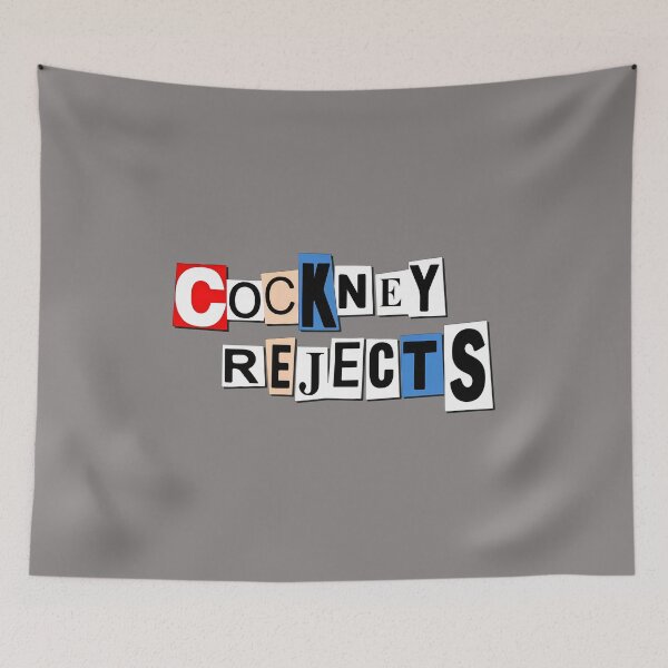 Item preview, Cockney Rejects Ransom Note Style Punk T-Shirt-42 designed and sold by BurcGeorgikeas.