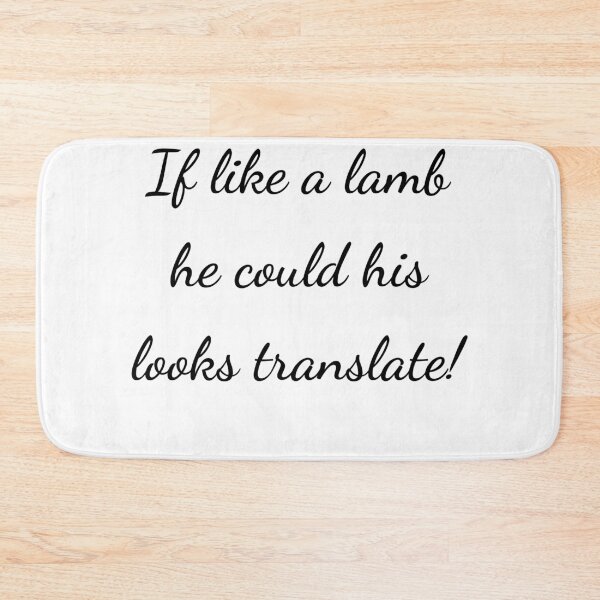 Item preview, “If like a lamb he could his looks translate!” - handwriting black designed and sold by ariksworld.