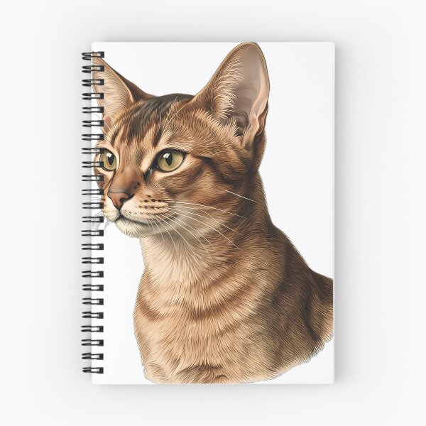 Item preview, Vintage Naturalist Abyssinian Cat Portrait — Antique Cat Breed Art designed and sold by Catch333.