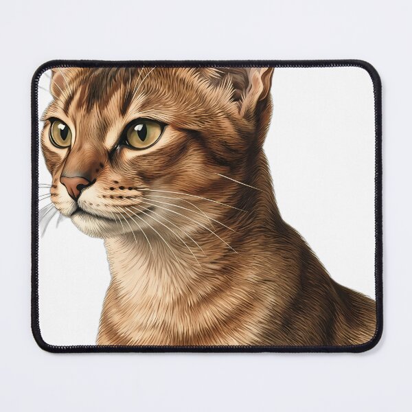Item preview, Vintage Naturalist Abyssinian Cat Portrait — Antique Cat Breed Art designed and sold by Catch333.