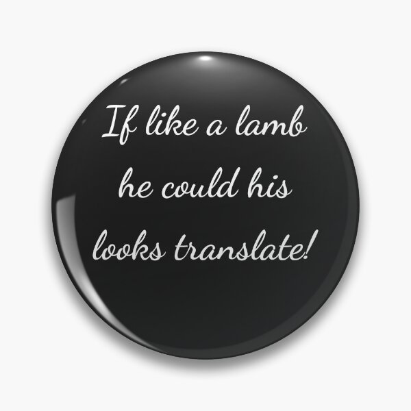Item preview, “If like a lamb he could his looks translate!” - handwriting white designed and sold by ariksworld.