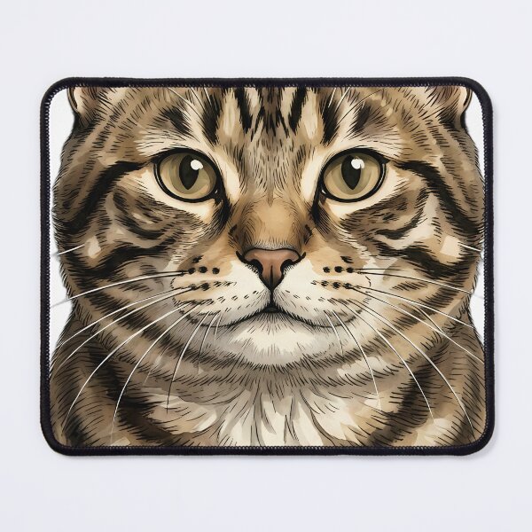 Item preview, Vintage Naturalist American Shorthair Cat Portrait — Antique Cat Breed Art designed and sold by Catch333.