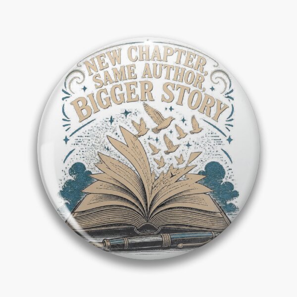 Item preview, New Chapter, Same Author, Bigger Story Inspirational Shirt designed and sold by RokomariFabric.