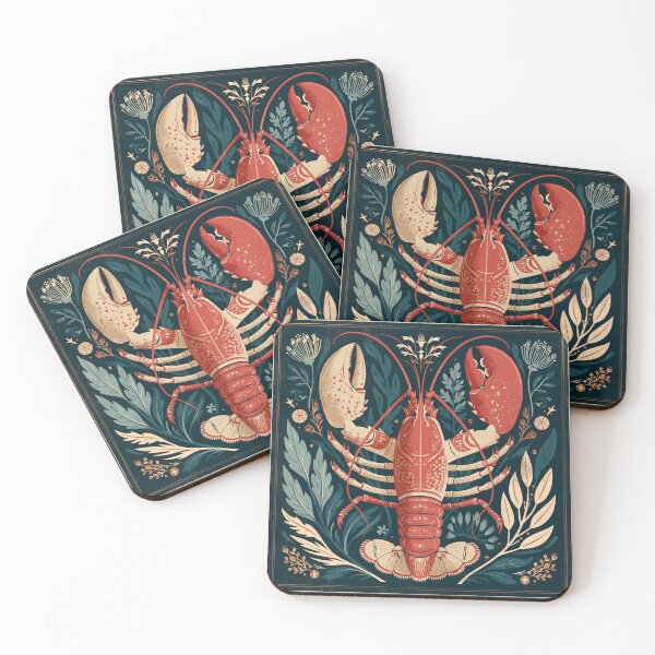 Item preview, Vintage Lobster Natural History Illustration designed and sold by Hoity-Toity.