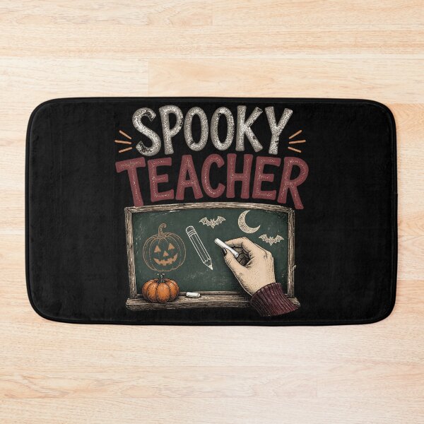 Item preview, Spooky Teacher Chalkboard Ghost Halloween Classroom designed and sold by KristenosNehk.