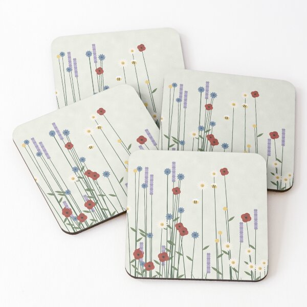 Item preview, Poppies and Daisies Wildflower Meadow designed and sold by ChromaLens.
