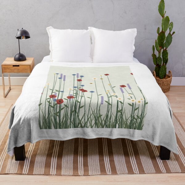 Item preview, Poppies and Daisies Wildflower Meadow designed and sold by ChromaLens.
