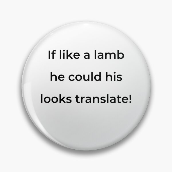 Item preview, “If like a lamb he could his looks translate!” - print black designed and sold by ariksworld.