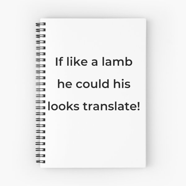 Item preview, “If like a lamb he could his looks translate!” - print black designed and sold by ariksworld.