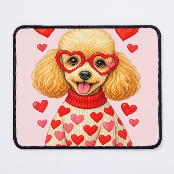 Item preview, Poodle in Love designed and sold by NF Designs Studio DTF.