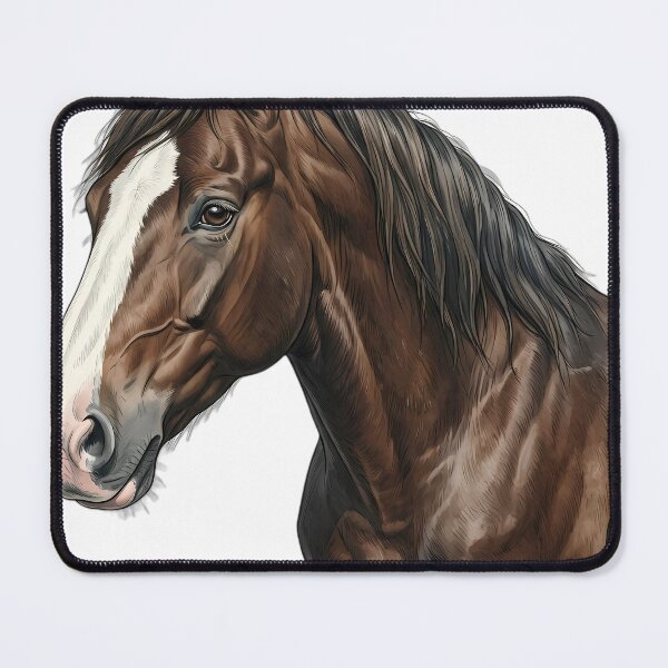Item preview, Vintage Naturalist Clydesdale Horse Portrait — Antique Horse Breed Art designed and sold by Catch333.