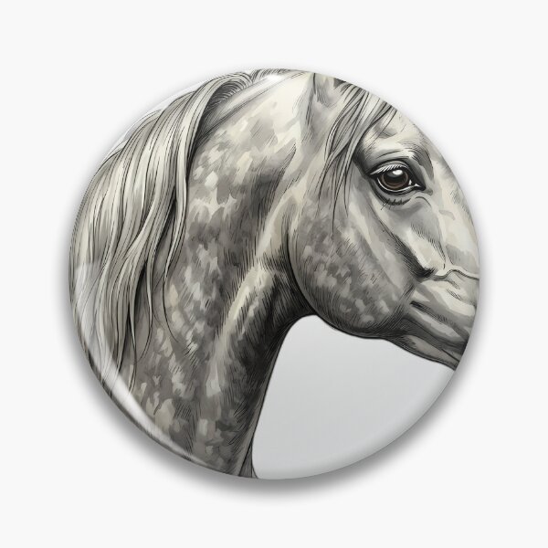 Item preview, Vintage Naturalist Arabian Horse Portrait — Antique Horse Breed Art designed and sold by Catch333.