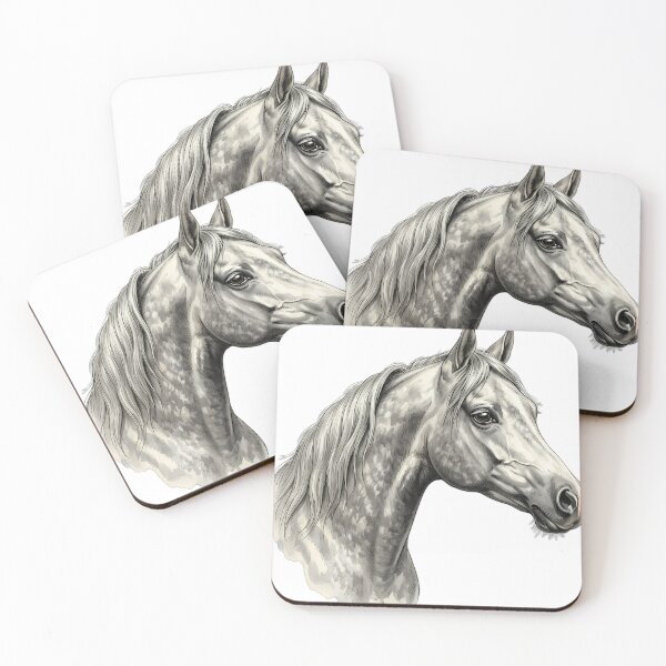 Item preview, Vintage Naturalist Arabian Horse Portrait — Antique Horse Breed Art designed and sold by Catch333.