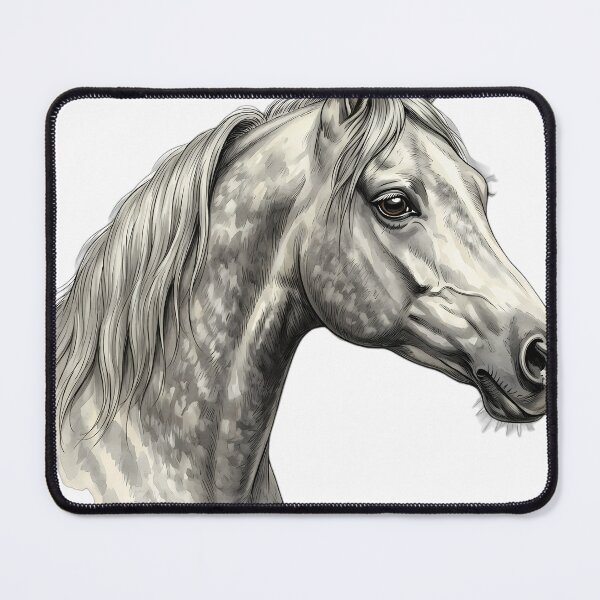Item preview, Vintage Naturalist Arabian Horse Portrait — Antique Horse Breed Art designed and sold by Catch333.