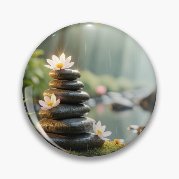 Item preview, Bamboo Stream Serenity - Zen Garden Reflections designed and sold by nhk999.
