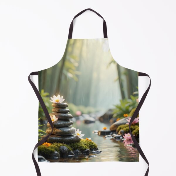 Item preview, Bamboo Stream Serenity - Zen Garden Reflections designed and sold by nhk999.