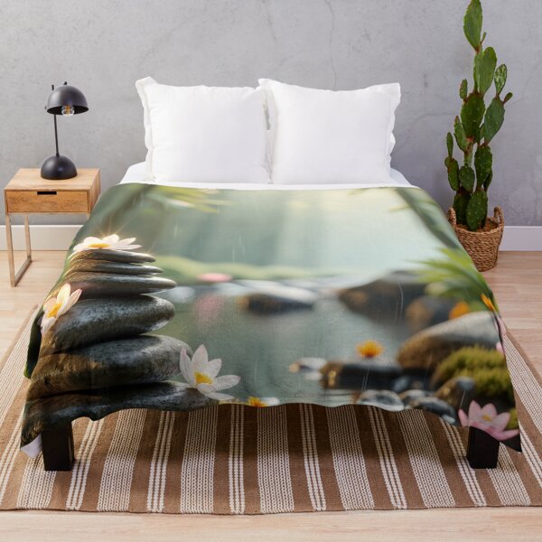 Item preview, Bamboo Stream Serenity - Zen Garden Reflections designed and sold by nhk999.