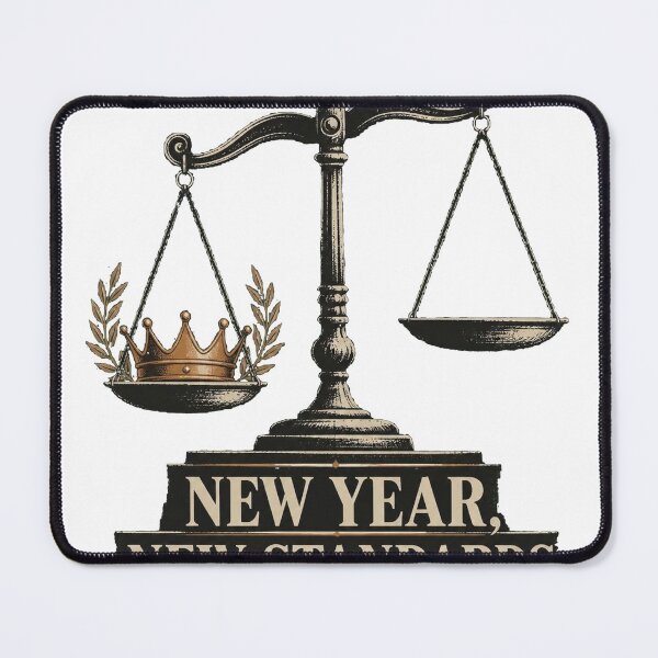Item preview, New Year, New Standards Confident Self-Respect Shirt designed and sold by RokomariFabric.